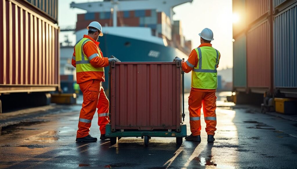 Sécurité et bonnes pratiques de manutention portuaire pour les conteneurs d’expédition