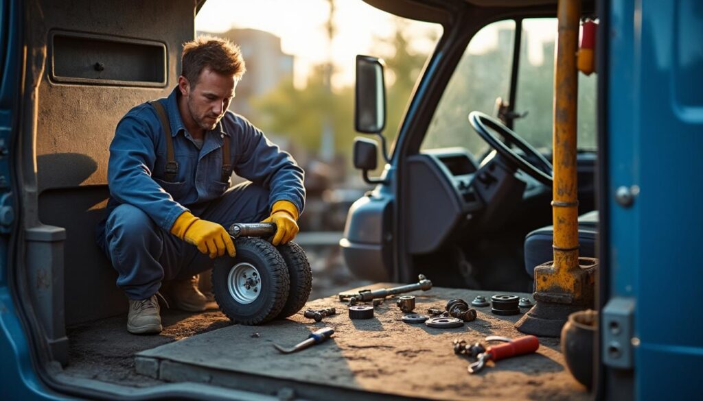 L’entretien des roues utilitaires avec une équilibreuse pour fourgon : bonnes pratiques