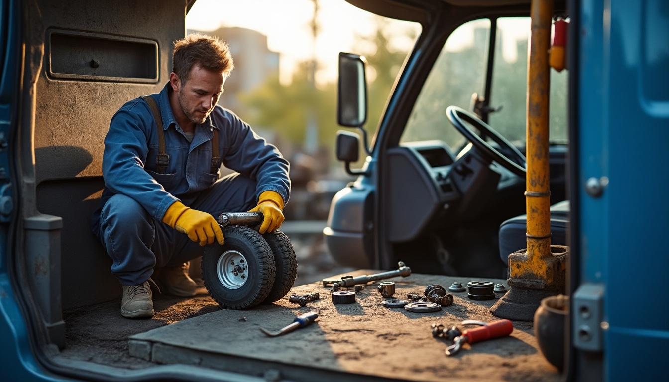 L’entretien des roues utilitaires avec une équilibreuse pour fourgon : bonnes pratiques