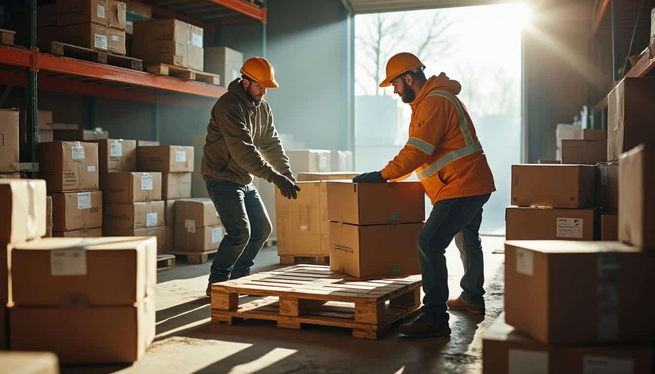 Le ramassage et le chargement dans le processus de la chaîne d’approvisionnement