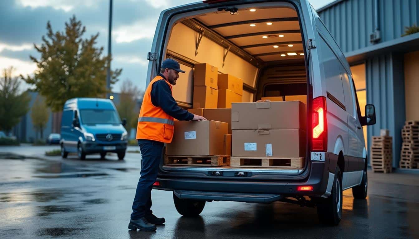 Illustration: Comprendre la capacité pour transporter des marchandises en véhicules légers