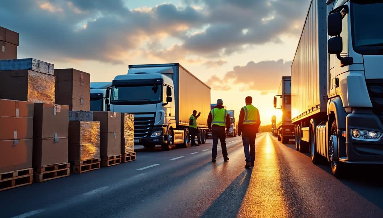 Illustration: Comprendre le rôle essentiel de la capacité dans le transport routier de marchandise