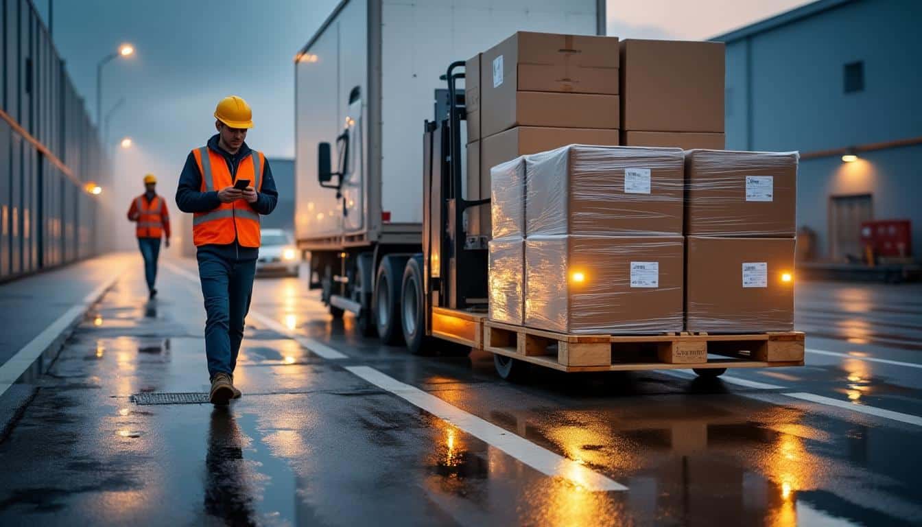 Le suivi du transport des marchandises pendant le ramassage et le chargement