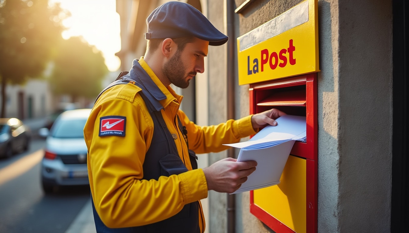 Illustration: La Poste, acteur incontournable du suivi et transfert du courrier en cas de déménagement