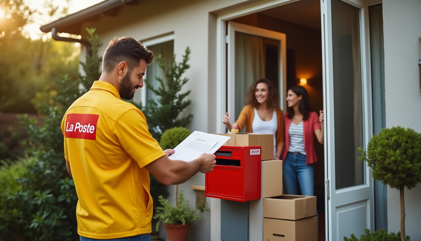 Illustration: Comment La Poste garantit la gestion de votre courrier lors d’un déménagement