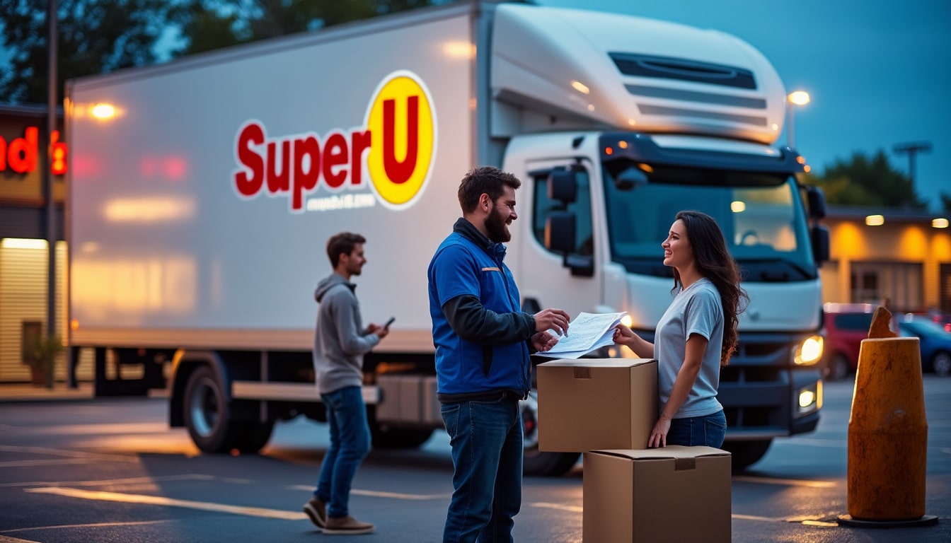 Illustration: Qui est Super U et comment fonctionne sa location de camion ?