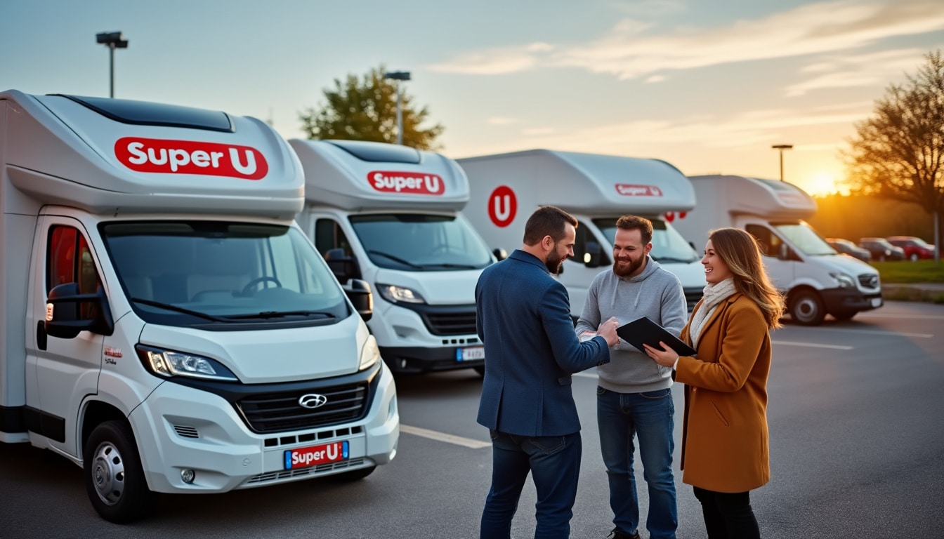 Illustration: Tout savoir sur la location de camion chez Super U : fonctionnement et véhicules proposés