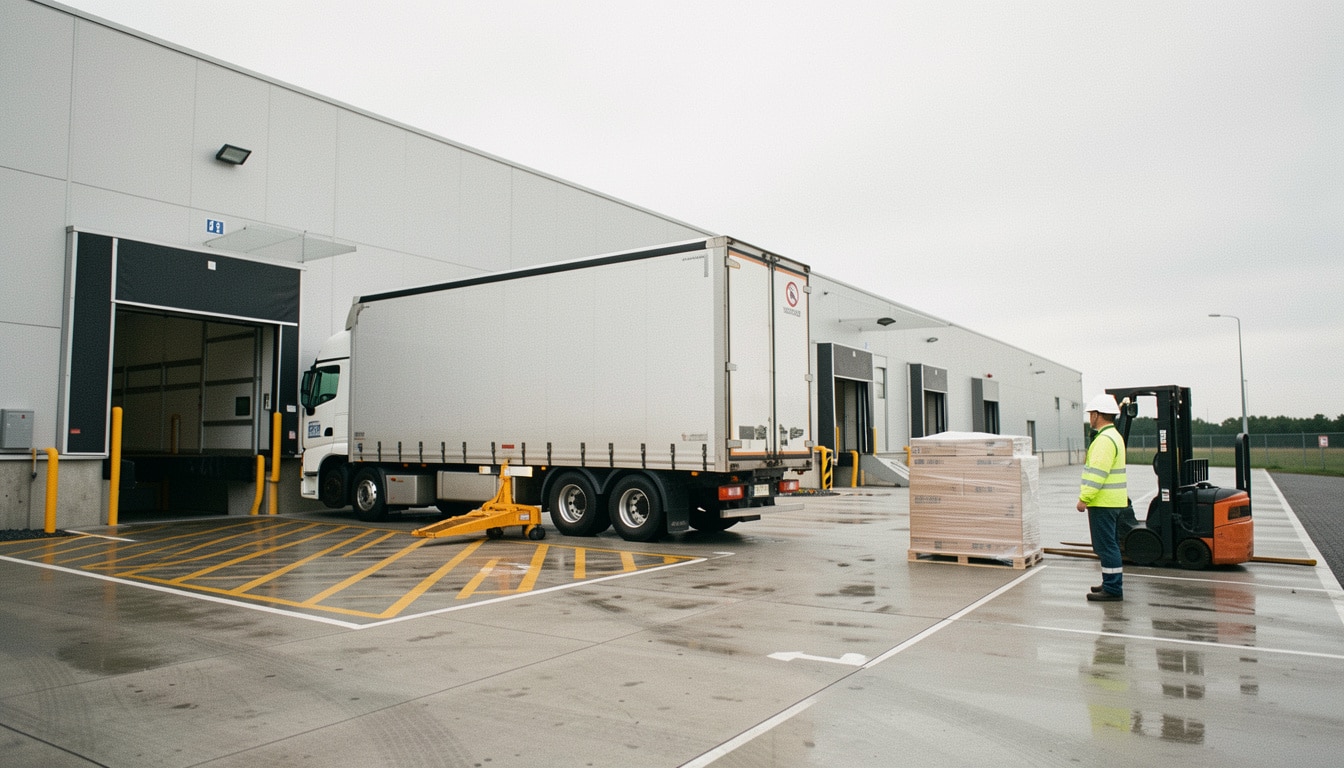 Quai de chargement pour camion : équipements et sécurité