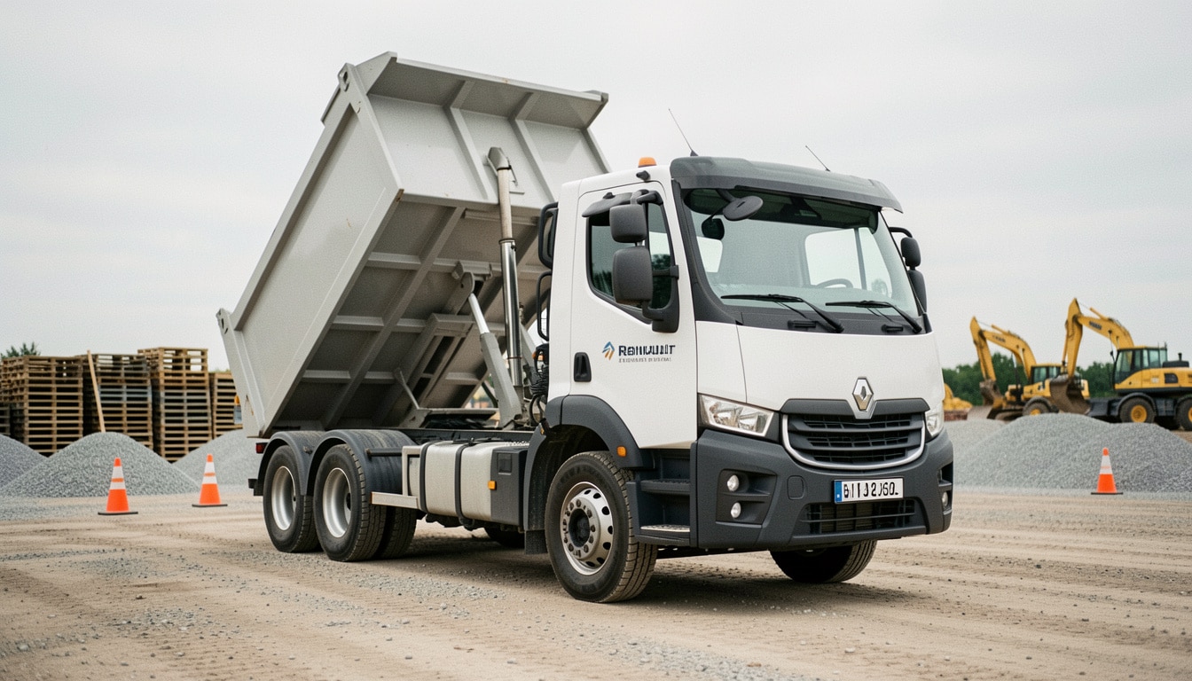 Camion benne Renault : bien le choisir pour vos chantiers