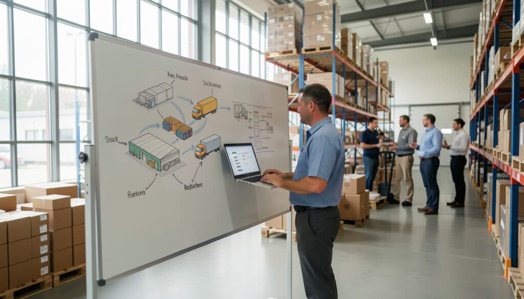Schéma logistique : structurer les flux de l’entreprise