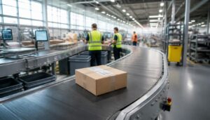 Que signifie « arrivé au hub » pour un colis ?